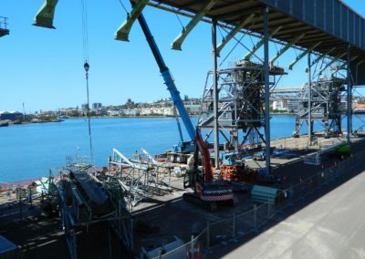 GrainCorp Shiploader No.2 Major Projects Group demolition