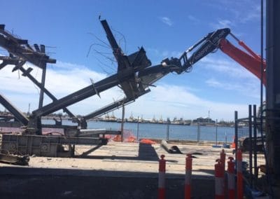 GrainCorp Shiploader No.2 Major Projects Group demolition
