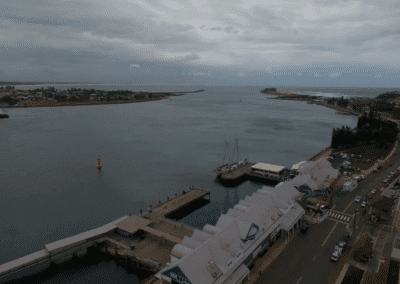 Queens Wharf Tower Demolition Works near Shoreline