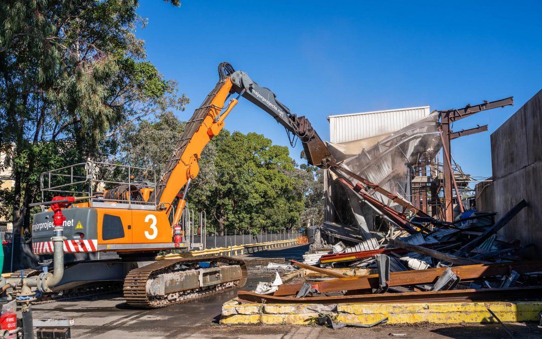 Battery Recycling Plant Demolition