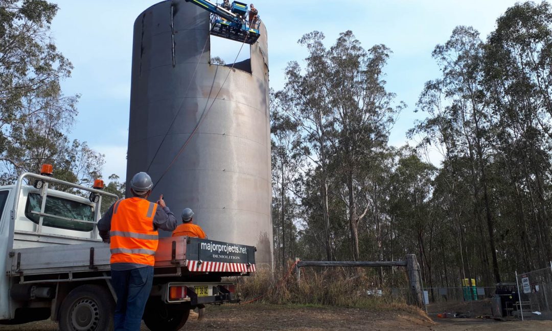Clarence Valley Tank Demolition